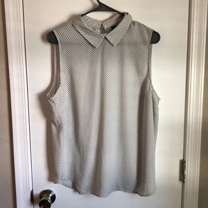 Who What Wear Sleeveless Blouse